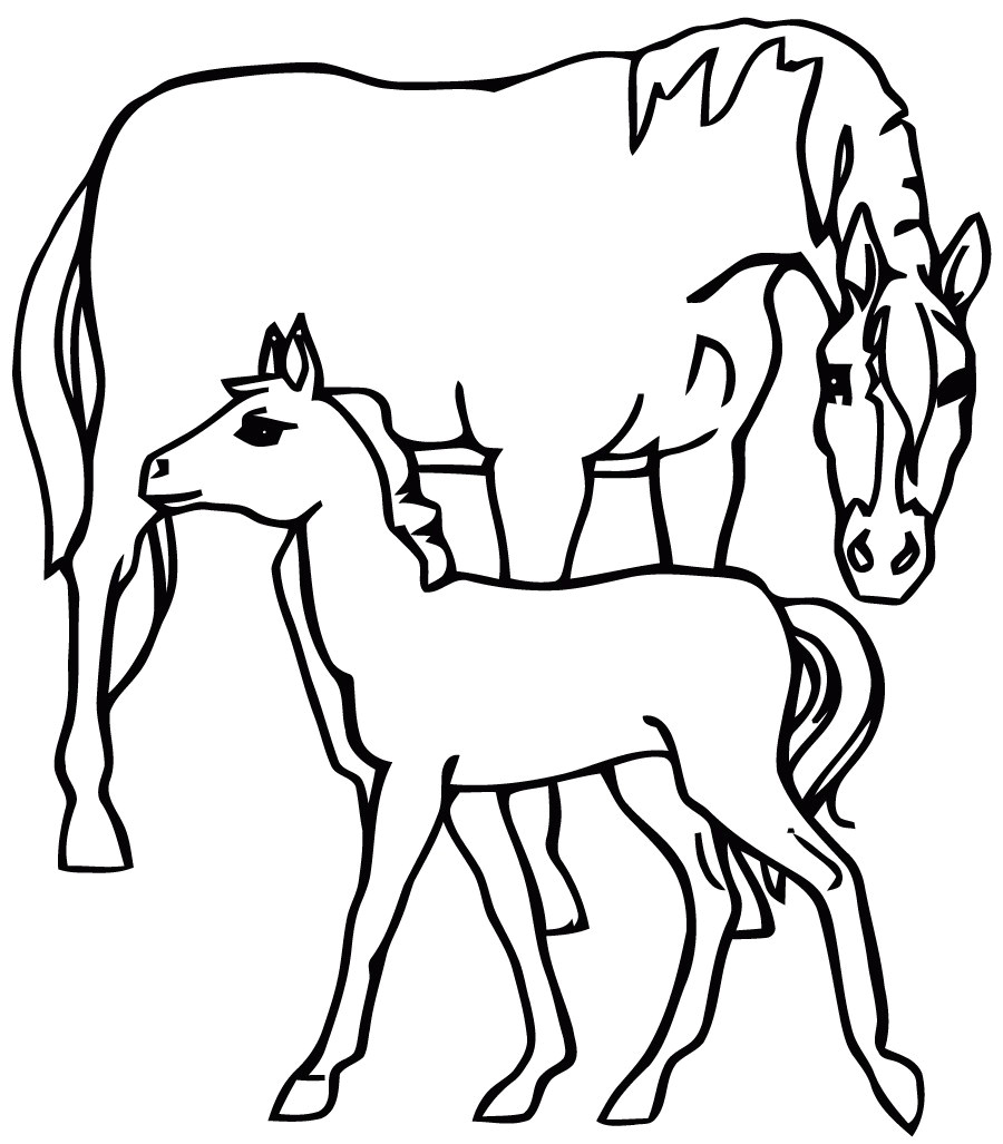 dessin a imprimer de cheval printable coloriage en ligne gratuit within colorier chevaux