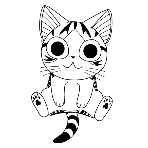 Coloriage De Chi Une Vie De Chat