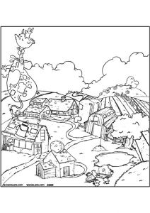 Coloriage De La Ferme A Imprimer Gratuit Coloriage Ferme Color