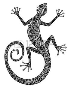 da5e8f59fde042e9d14b4a2f10d salamander tattoo tribal patterns