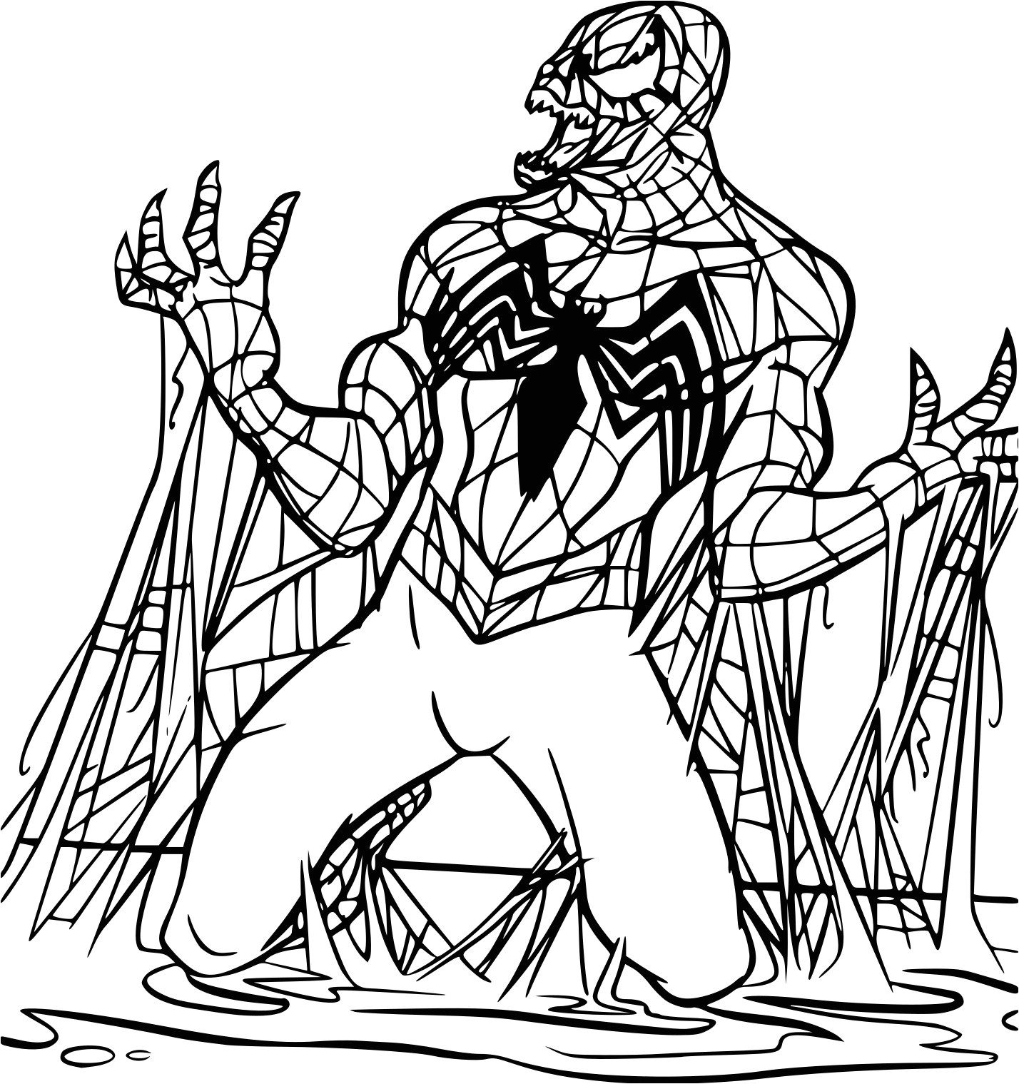 image a colorier spiderman a imprimer
