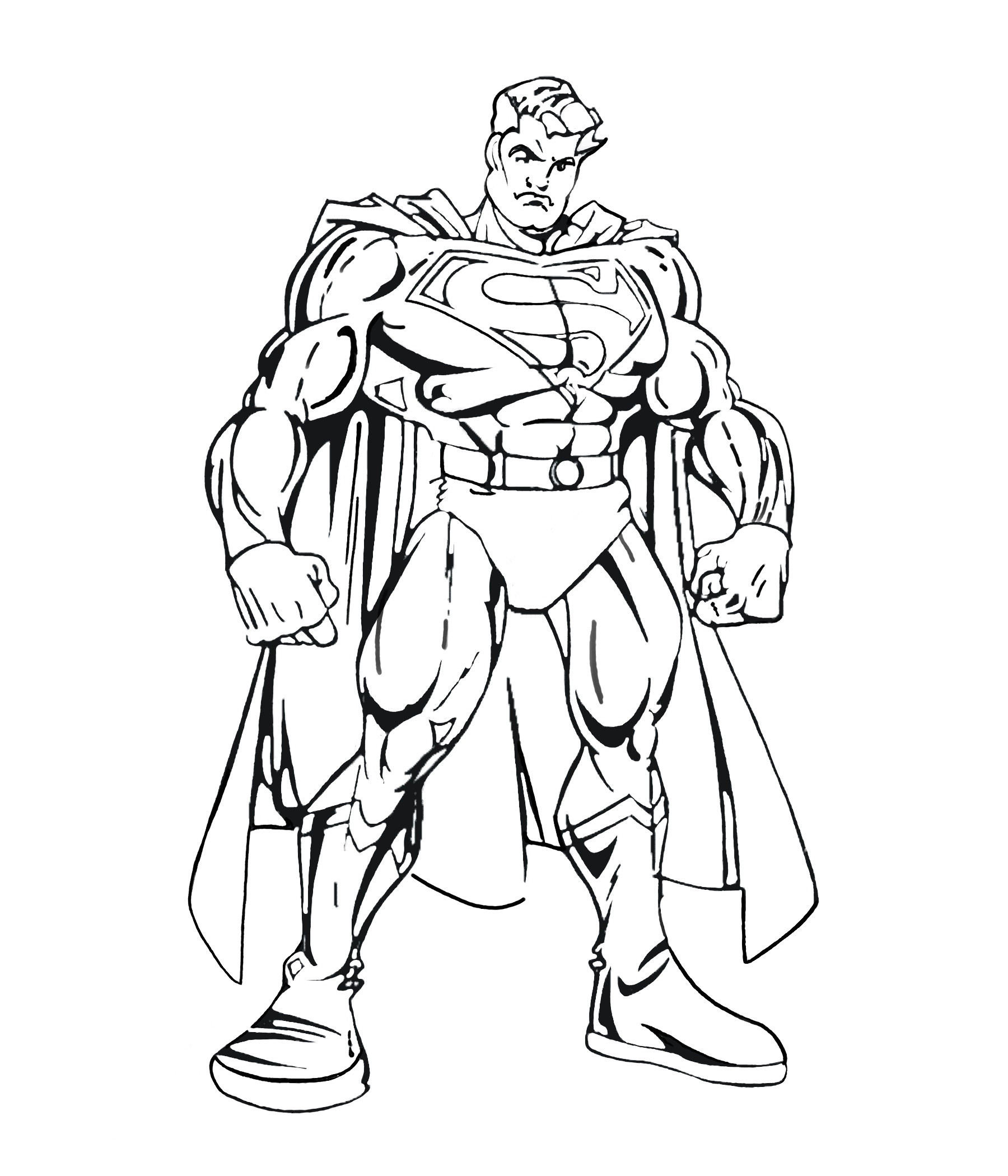 dessin batman et superman a imprimer