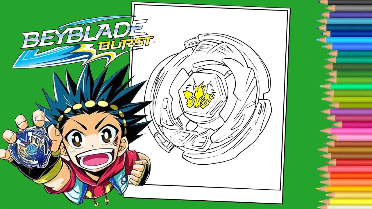 Coloriage A Imprimer Toupie Beyblade