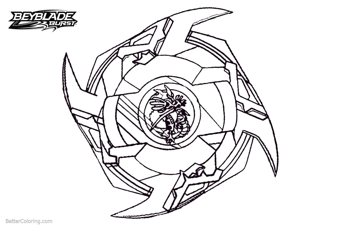 beyblade burst coloring pages powerful beyblade free
