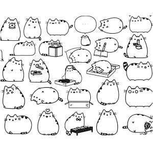 coloriage chat à imprimer lovely tendances 21 coloriage kawaii a imprimer chat classic work scrowland of coloriage chat à imprimer 300x300