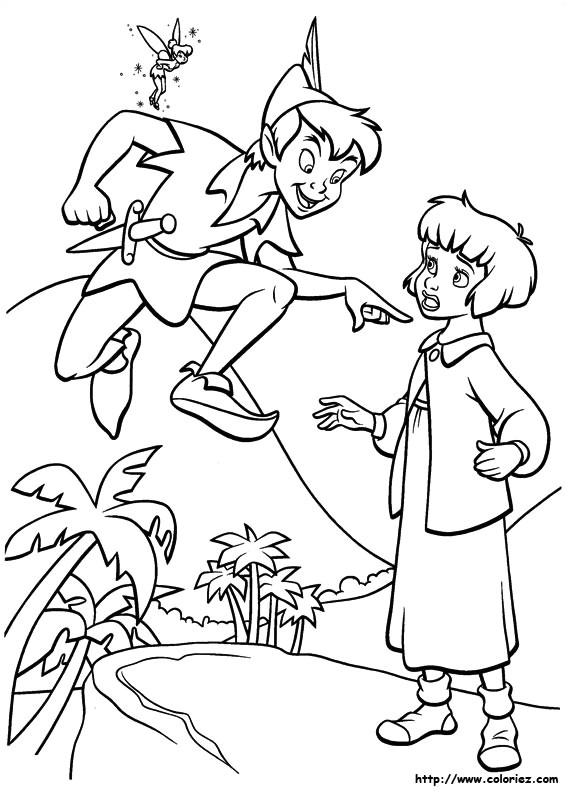 coloriage peter pan 2