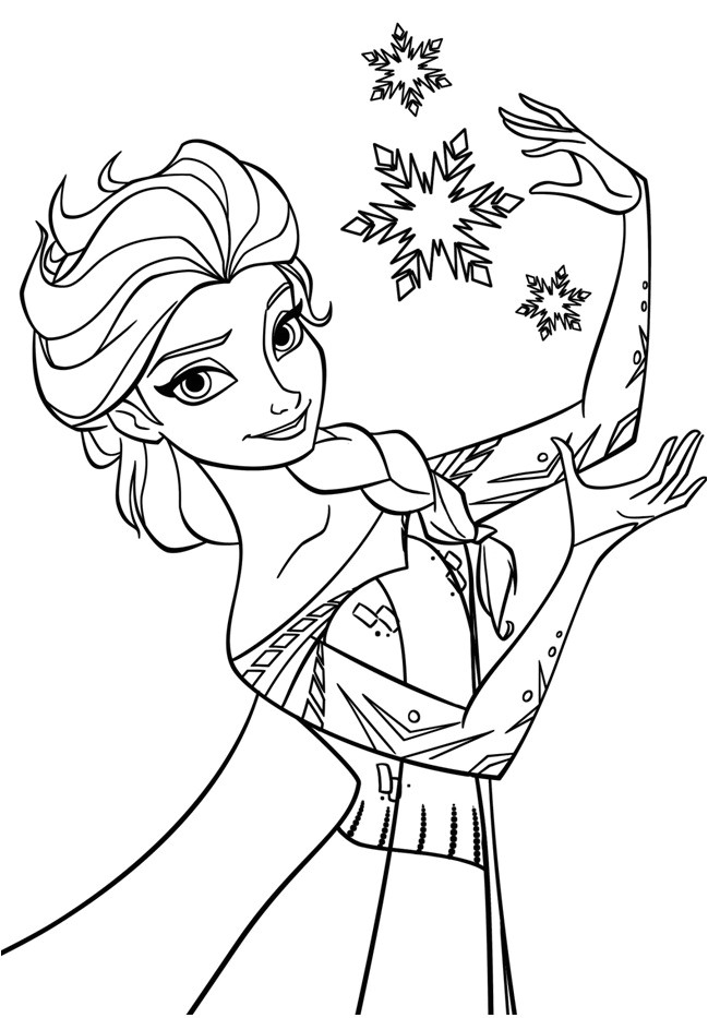 coloriage la reine des neiges en ligne gratuit