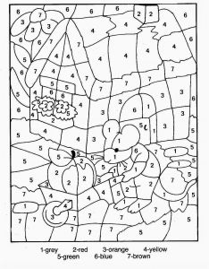 Coloriage Enfant De 5 Ans Dessin Magique   Imprimer