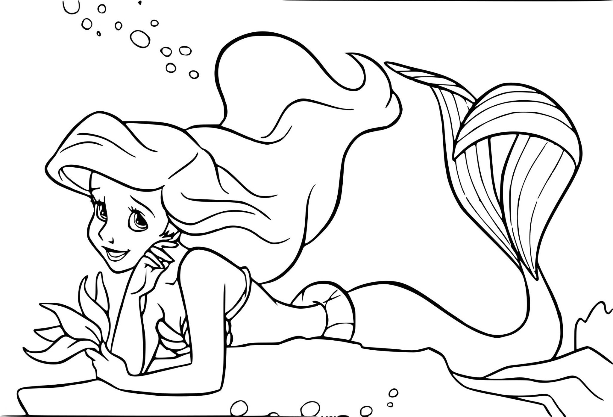 Coloriage Gratuit à Imprimer Barbie Sirène Sirne Colorier Elegant Coloriage Ariel La Petite Sir