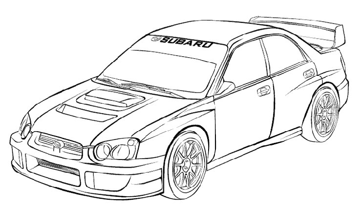 Coloriage Gratuit Voiture Tuning Category Dessin 122 ...