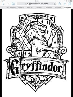 Coloriage Harry Potter Gryffondor Die 42 Besten Bilder Von Harry Potter Wappen