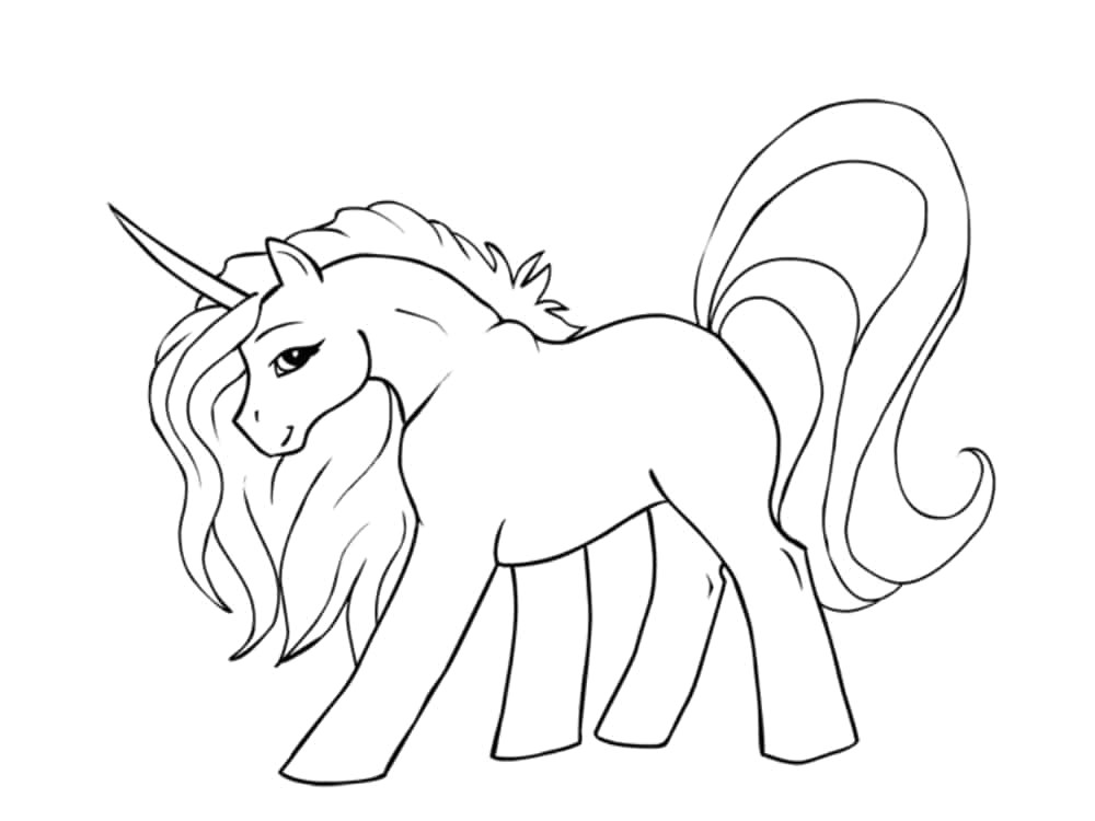 Coloriage Licorne Et Princesse Modele Dessin Princesse ...