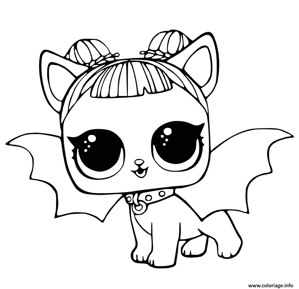 coloriage pets pages cute midnight pup with devil 7675 surprise coloriage dessin 5471