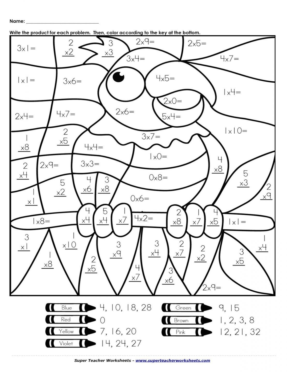 Coloriage Magique Complément à 100 Dessin à Colorier Magique Ce1