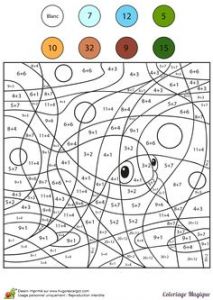 Coloriage Magique Fractions Cm2 20 Meilleures Images Du Tableau