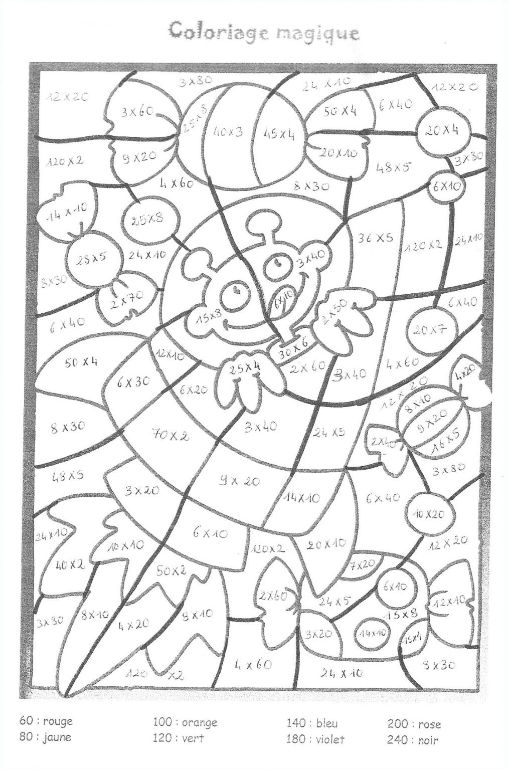 Coloriage Magique Table D Addition Ce1 Download 97 Coloriage Magique