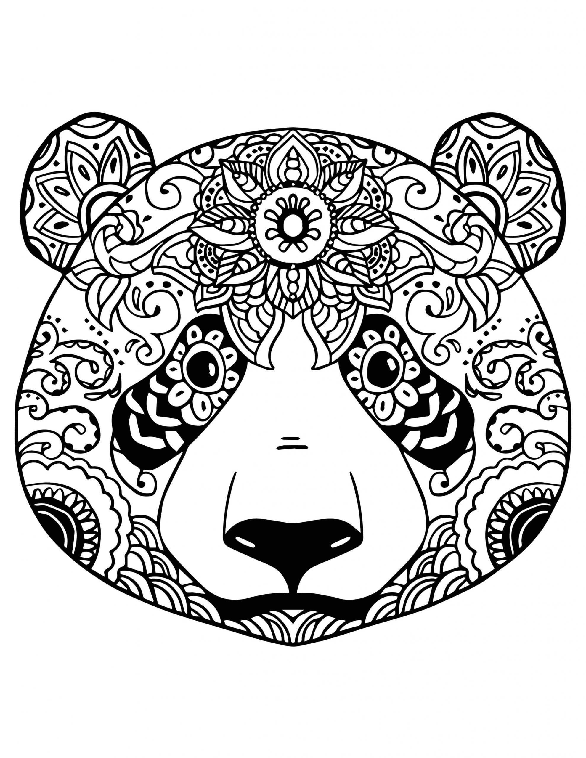 coloriage imprimer animaux gratuit unique portrait mandala animaux in dessin a imprimer gratuit mandala