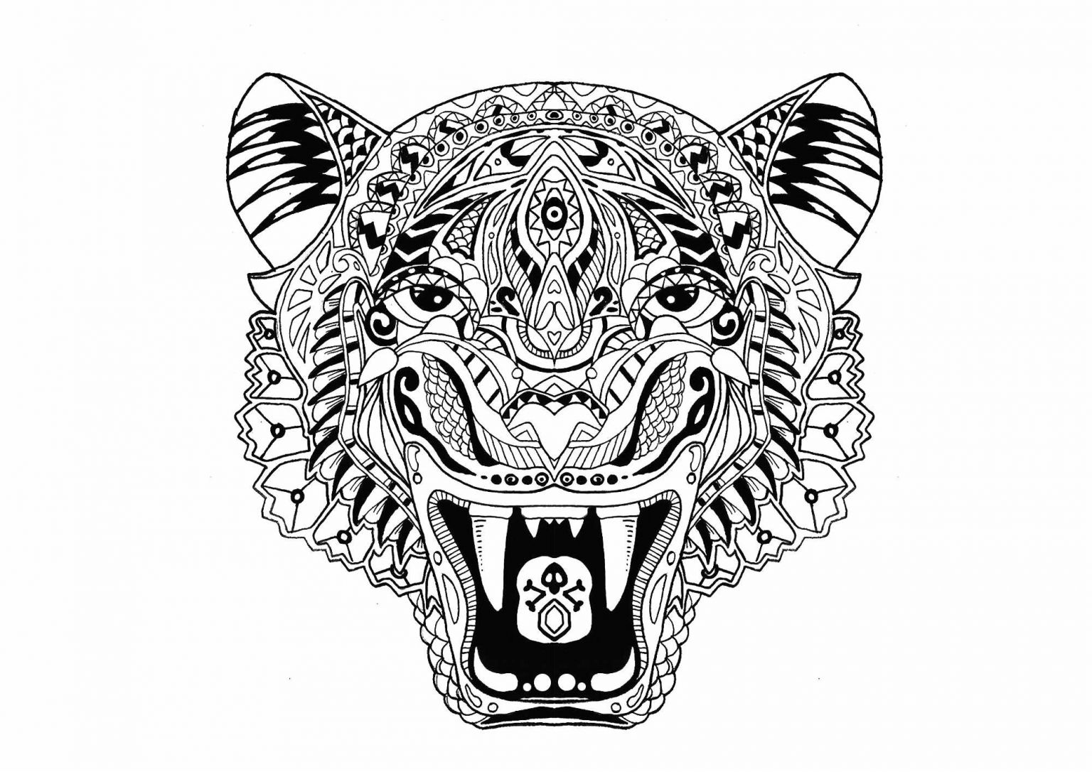 Coloriage Mandala Anti Stress Animaux Coloriage Mandala Animaux Nouveau