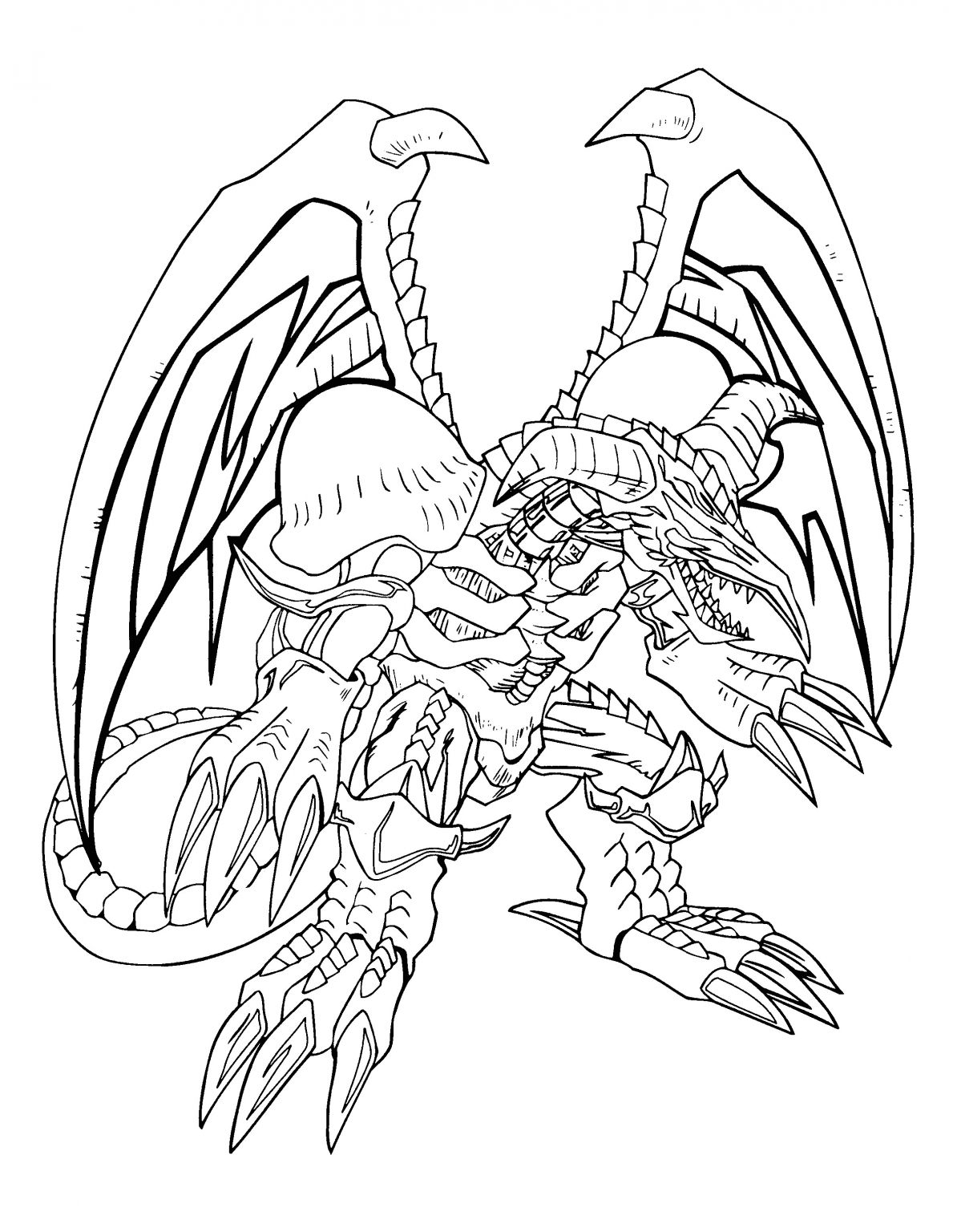 Coloriage Monstre Yu Gi Oh Yu Gi Oh Coloring Page Tv Series Coloring