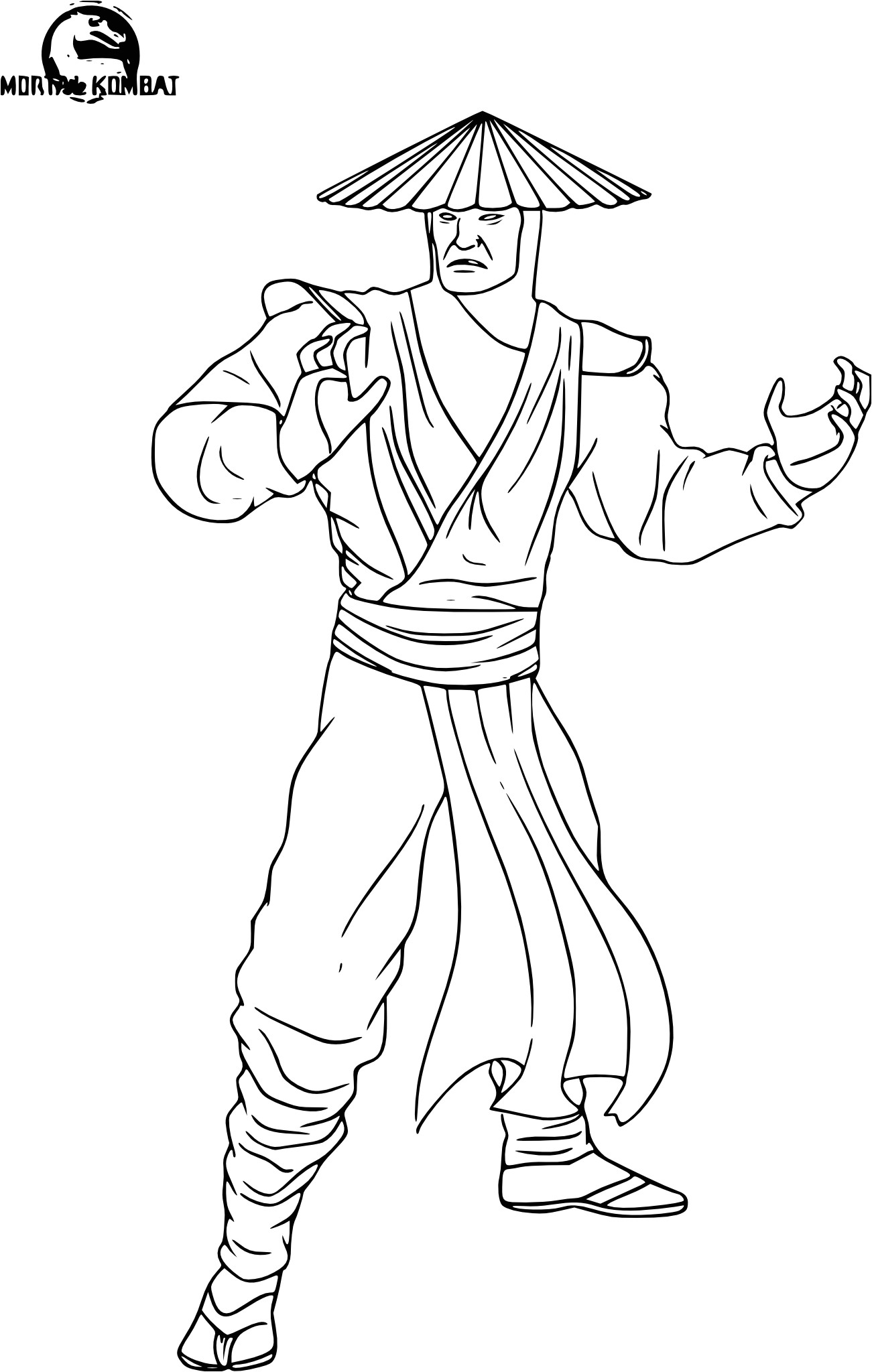 coloriage mortal kombat