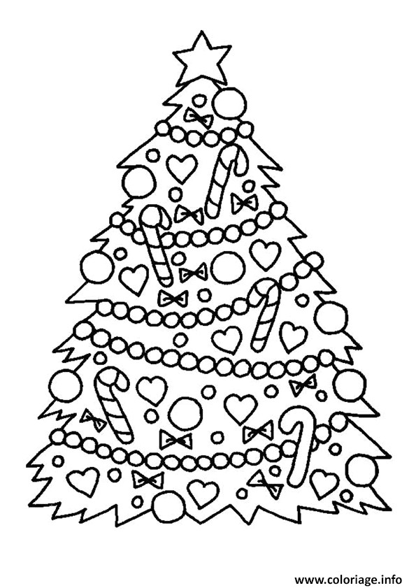 noel maternelle sapin coloriage