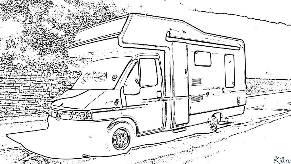 Coloriage Playmobil Camping Car Camping Car Coloriage 600 Ovh