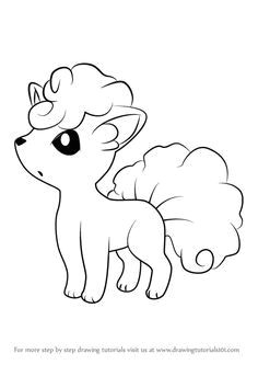 Coloriage Pokemon D Alola How to Draw A A Vulpix From Pokemon Sun and Moon