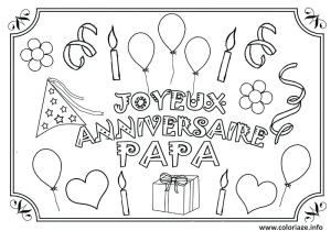 coloriage bon anniversaire papy coloriage joyeux anniversaire papa a imprimer vssrfo of coloriage bon anniversaire papy 300x210