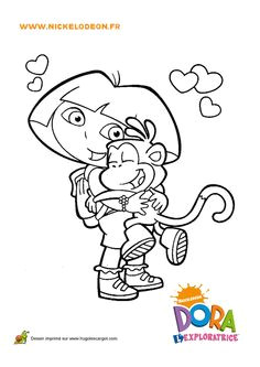 be0d17d648fee37ac6a0202a60a6f1e7 dora the explorer coloring pages