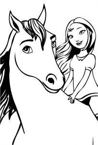 Coloriage Spirit Et Lucky Coloriage De Spirit E Lucky Di Spirit Au Galop En toute