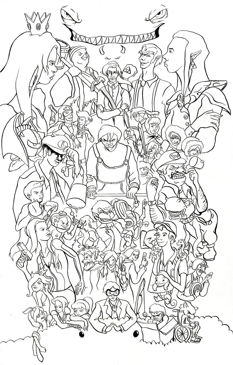 coloriage super smash bros brawl super smash bros brawl coloring pages of coloriage super smash bros brawl 1