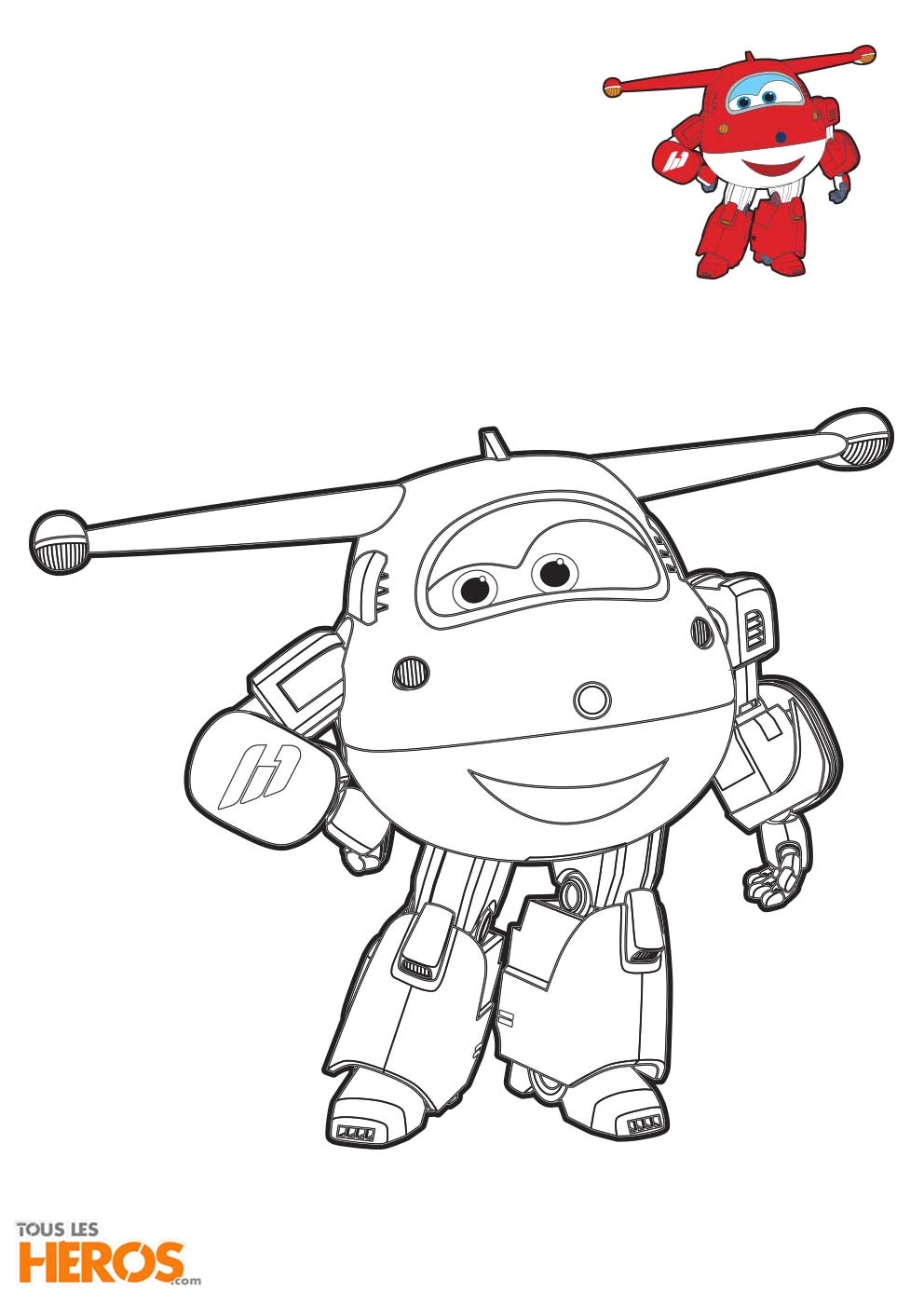 coloriage super wings3
