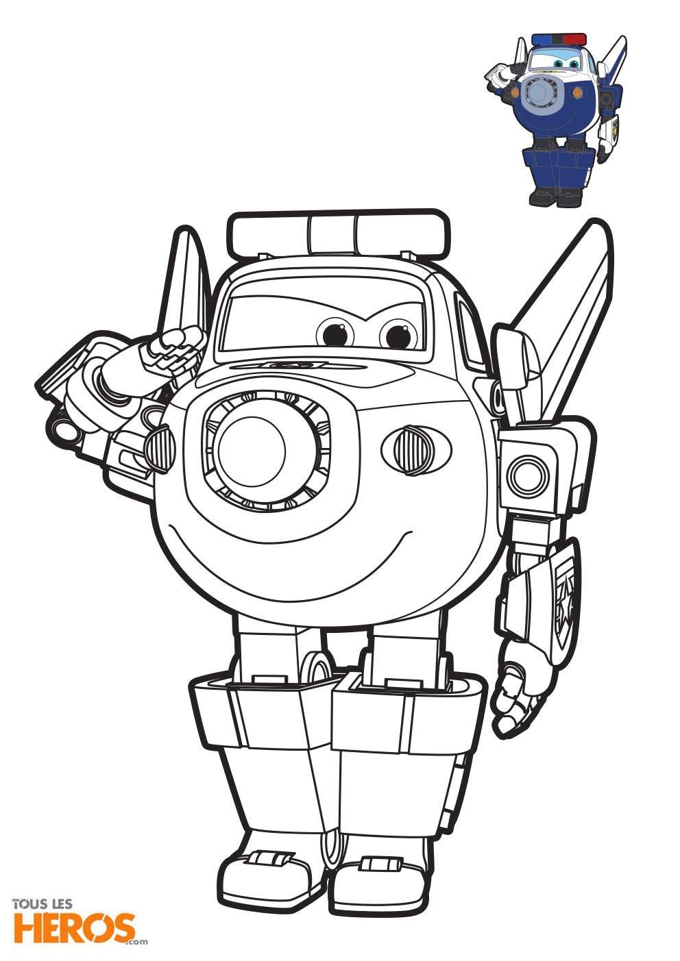 coloriage super wings5