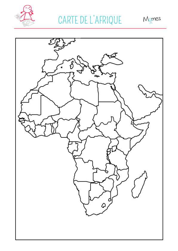 La carte de l Afrique