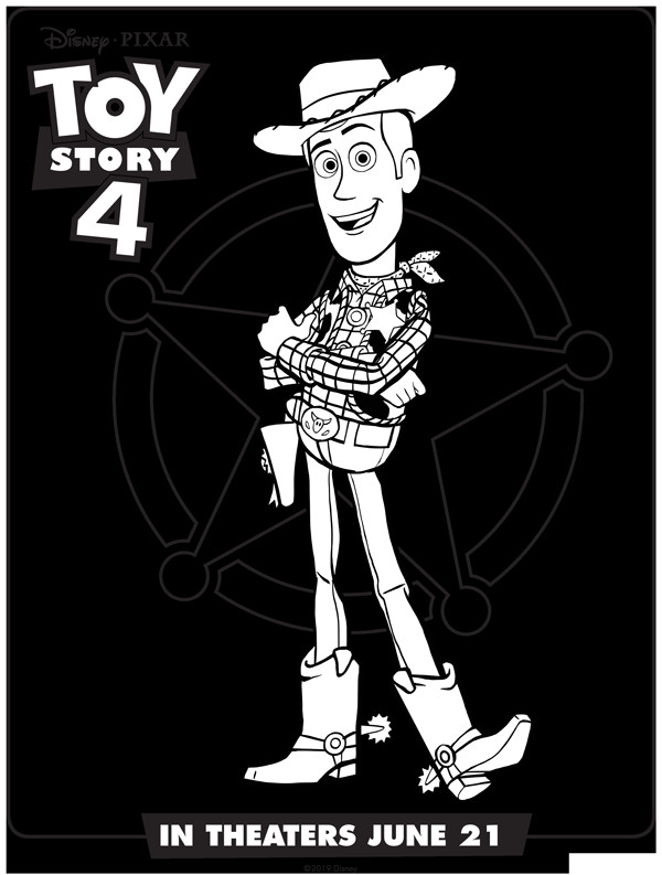 toy story 4 free coloring sheets