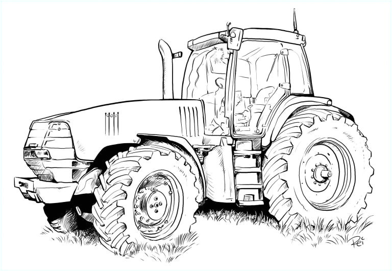 dessin tracteur john deere beau coloriage tracteur remorque beautiful beau dessin a imprimer