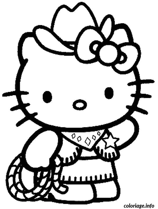 dessin hello kitty 98 coloriage 9206