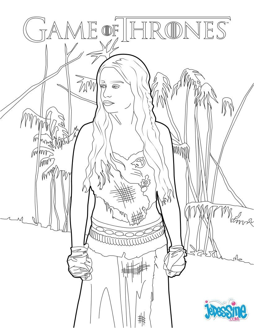 livre coloriage game of thrones