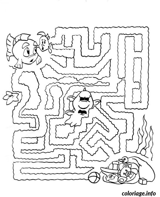 labyrinthe jeux nemo poisson