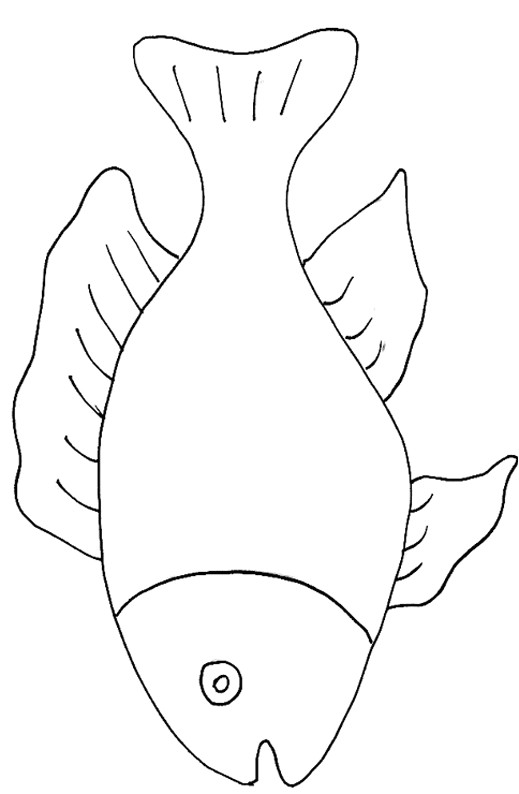 Poisson Rouge Coloriage Gratuit