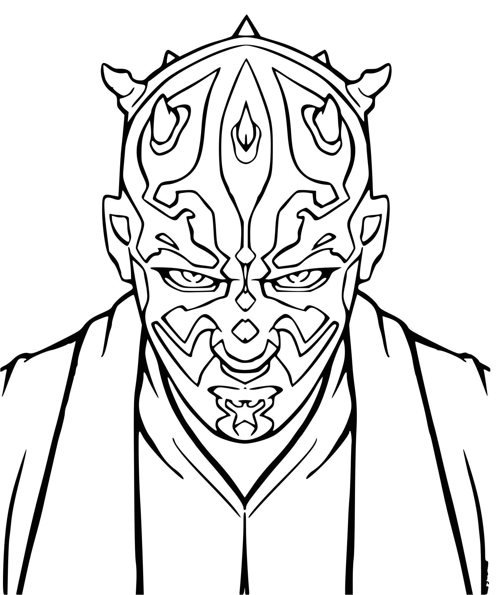 Star Wars Coloriage Gratuit Imprimer Coloriage Star Wars Sith à Imprimer