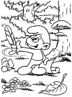 832a9515be8f7a5b2ee e34c138 the smurfs kids coloring pages