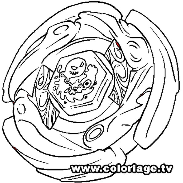 coloriage toupie beyblade