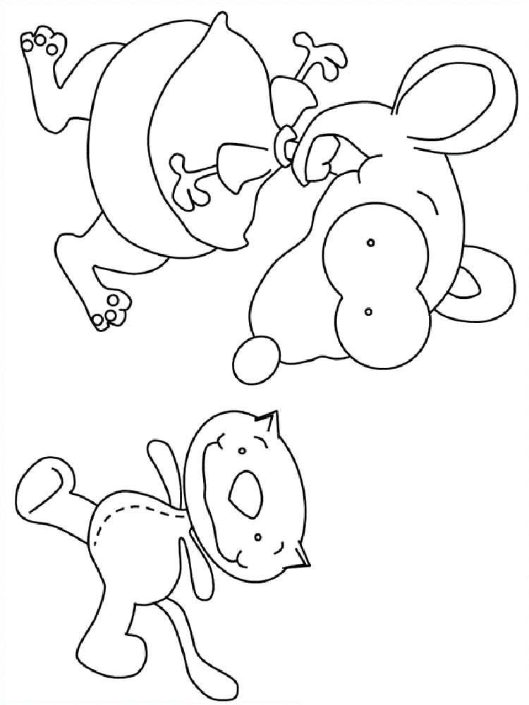 toopy and binoo coloring pages