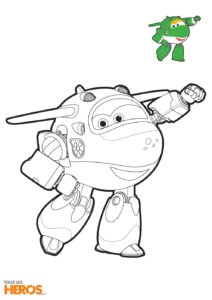 coloriages super wings