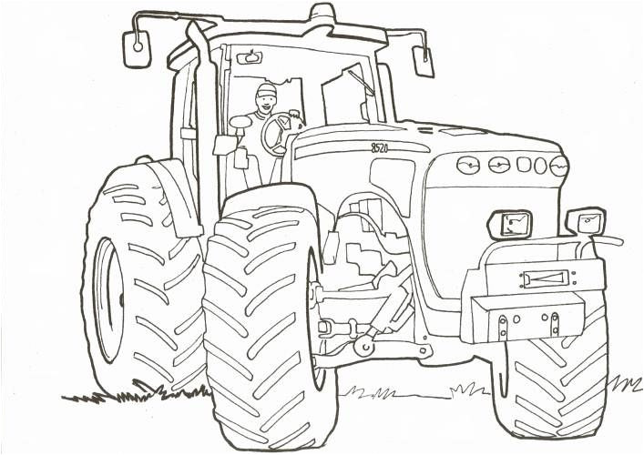 dessin tom le tracteur a imprimer
