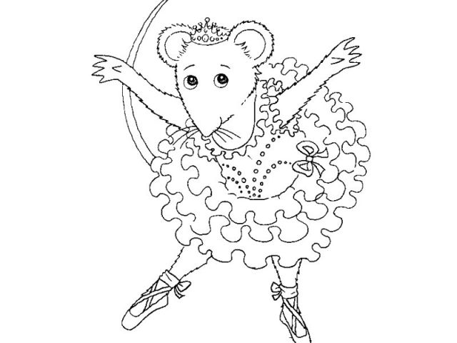 Angelina Ballerina Coloriage Angelina Ballerina Images Free Ballerina 