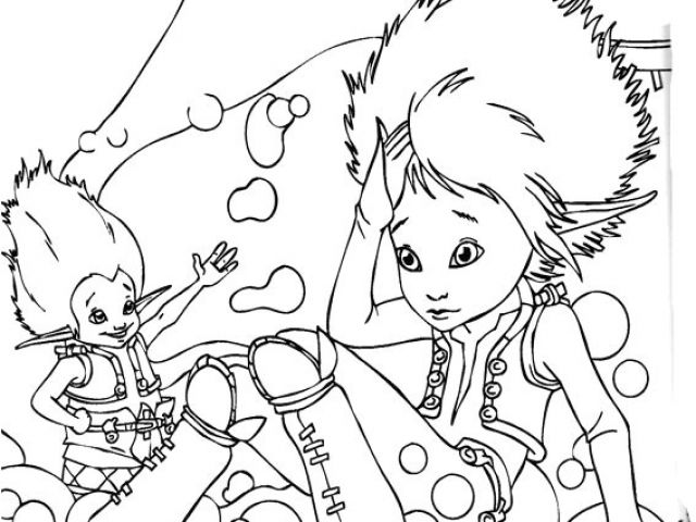 Coloriage Arthur Et Les Minimoys