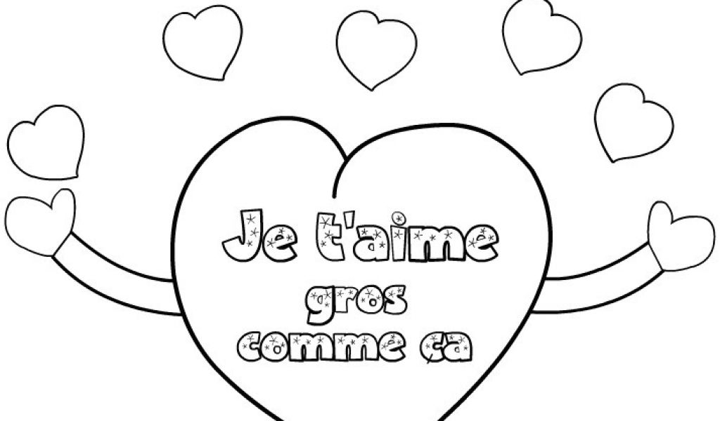 Coeur D Amour Coloriage