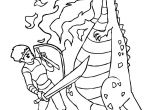 Coloriage A Decalquer Coloriage Chevalier   Imprimer Dragon Against 4569